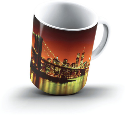 

Ucard We Shall Not Forget New York City New York2703 Bone China, Ceramic, Porcelain Mug(325 ml), Multicolor