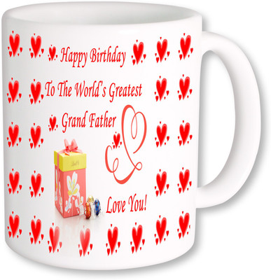 

PhotogiftsIndia Worlds Greatest Grandfather Coffee Ceramic Mug(350 ml), Multicolor