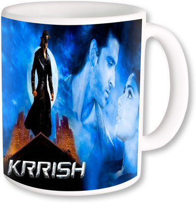 

Heyworlds krish Ceramic Mug(325 ml), Multicolor