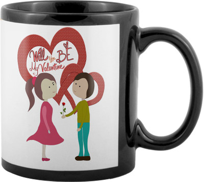 

SKY TRENDS Valentine Gifts For Special Girlfriend,Boyfriend,Wife,Husband,design 11 Ceramic Mug(325 ml), Black