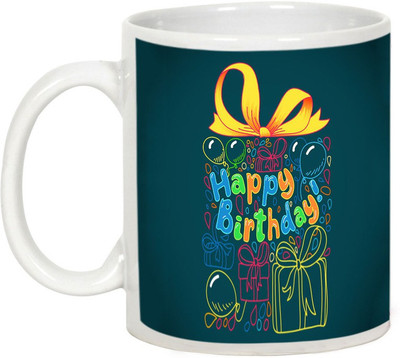 

AllUPrints Happy Birthday My Super Special Friend Ceramic Mug(325 ml), White