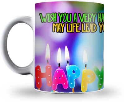 

Presto Personalised Your Friends Birthday Gift Ceramic Mug(330 ml), White