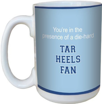 

Tree-Free Greetings Greetings lm44818 Tar Heels College Basketball Ceramic with Full-Sized Handle, 15-Ounce Ceramic Mug(60 ml), Multicolor