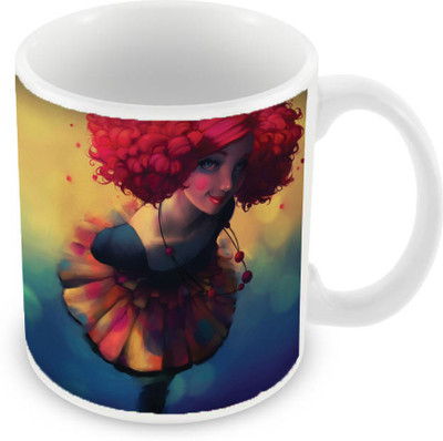 

Sleep Nature's SN-MG-2070 Ceramic Mug(350 ml), Multicolor