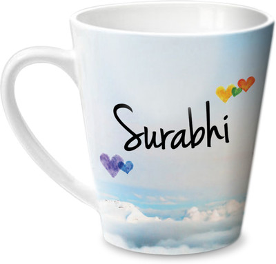 

Hot Muggs Simply Love You Surabhi Conical Ceramic Mug(350 ml)