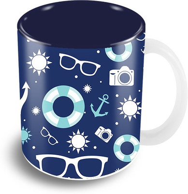 

The Crazy Me Motorcycle Ceramic Mug(325 ml), Multicolor