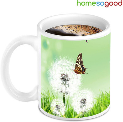 41% OFF on Homesogood Glowing Nature Designed Ceramic Mug(280 ml)