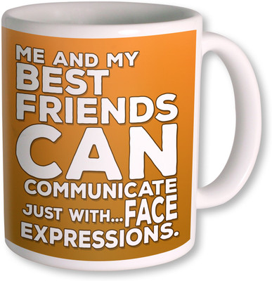 

PhotogiftsIndia Me and My bst friend Coffee Ceramic Mug(350 ml), Multicolor