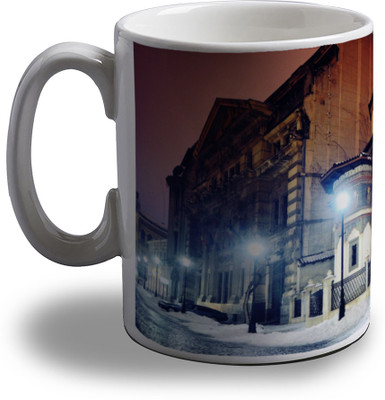 

Artifa Beautiful Church Porcelain, Ceramic Mug(350 ml), Multicolor