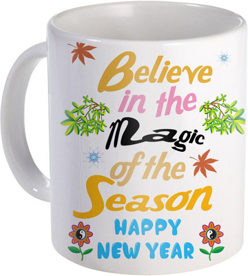 

SKY TRENDS New Year & Christmas Gift For Boyfriend Girlfriend Husband Wife Design COD058 Ceramic Mug(325 ml), Multicolor