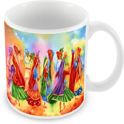 

Sleep Nature's SN-MG-428 Ceramic Mug(350 ml), Multicolor
