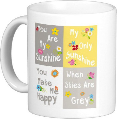 

Exoctic Silver MUG106 Ceramic Mug(250 ml), White