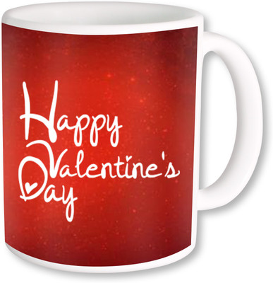

Heyworlds happy valentine gifts 0021 Ceramic Mug(325 ml), Multicolor