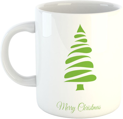 

Deeher Gifts Merry Christmas Design31 Ceramic Mug(330 ml), Multicolor