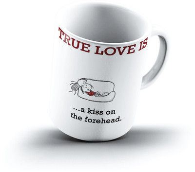 

Ucard Happiness Is1276 Bone China, Ceramic, Porcelain Mug(325 ml), Multicolor