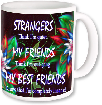 

PhotogiftsIndia My Best Friends 02 Ceramic Mug(325 ml), Multicolor