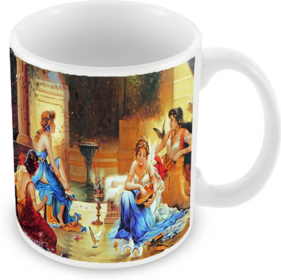 

Sleep Nature's SN-MG-195 Ceramic Mug(350 ml), Multicolor
