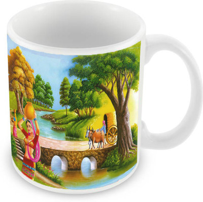 

Sleep Nature's SN-MG-210 Ceramic Mug(350 ml), Multicolor