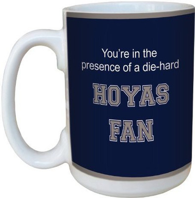 

Tree-Free Greetings Greetings lm44442 Hoyas College Football Fan Ceramic with Full-Sized Handle, 15-Ounce Ceramic Mug(60 ml), Multicolor