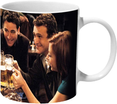 

Mooch Wale How I Met Your Mother Bar Poster Ceramic Mug(325 ml), Multicolor