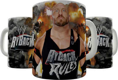 

Shaildha WWE-013 Ceramic Mug(350 ml), Multicolor