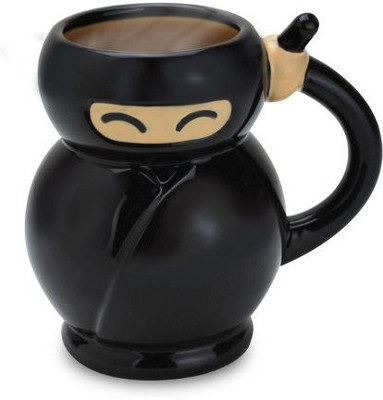 

BigMouth Inc Inc The Ninja Ceramic Mug(60 ml), Multicolor