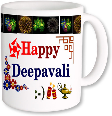 

PhotogiftsIndia Happy Diwali And Deepawali 050 Ceramic Mug(325 ml)
