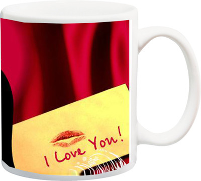 

ME&YOU Gift for Husband/Wife/Boyfriend/Girlfriend/lover;I Love you hug me 3D Printed Ceramic Mug(325 ml), Multicolor