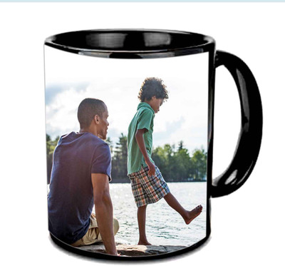 

Raj Laxmi Great Relation B/w Son N Dad Multicolor Ceramic Mug(3.5 ml), Black