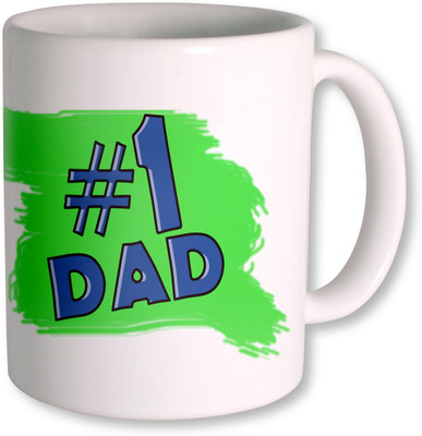 

PhotogiftsIndia No One Dad Gifts Coffee Ceramic Mug(350 ml), White