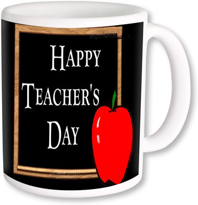 

PhotogiftsIndia Happy Teachers Day Ceramic Mug(325 ml), Multicolor