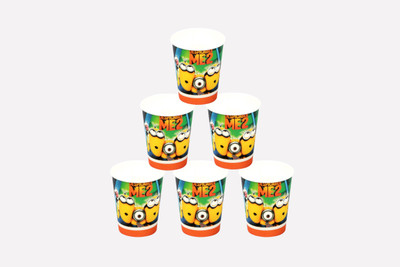 

Funcart Despicable 2 Paper Mug(250 ml, Pack of 6), Multicolor
