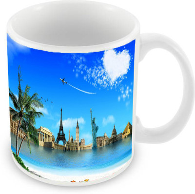 

Sleep Nature's SN-MG-406 Ceramic Mug(350 ml), Blue