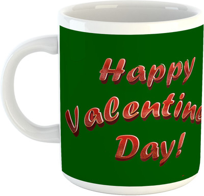 

Deeher Gifts Happy Valantine's Day design21 Ceramic Mug(330 ml), Multicolor