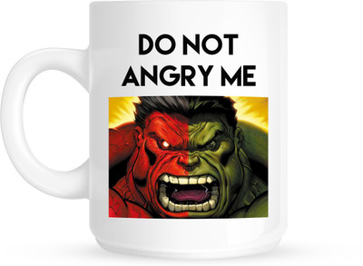 

HuppmeGift Hulk White Ceramic Mug(350 ml)