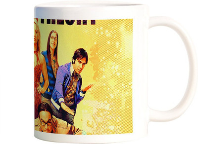 

Rangeele Inkers The Big BAng Theory popArt Ceramic Mug(300 ml), Multicolor