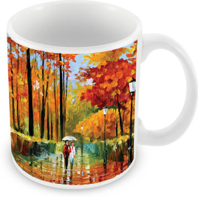 

Sleep Nature's SN-MG-1097 Ceramic Mug(350 ml), Multicolor