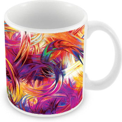 

Sleep Nature's SN-MG-1873 Ceramic Mug(350 ml), Multicolor