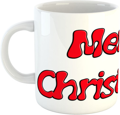 

Deeher Gifts Merry Christmas design1 Ceramic Mug(330 ml), Multicolor