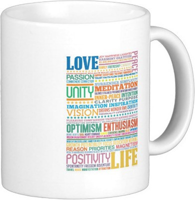 

Exoctic Silver MUG92 Ceramic Mug(250 ml), White