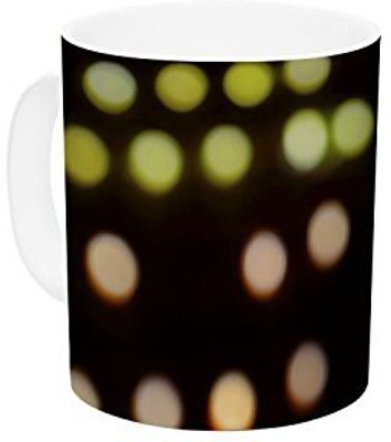

Kess InHouse InHouse Catherine McDonald City Lights Ceramic Coffee, 11 oz, Multicolor Ceramic Mug(60 ml)