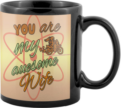 

SKY TRENDS Valentine Gifts For Special Girlfriend,Boyfriend,Wife,Husband,design 99 Ceramic Mug(325 ml), Black