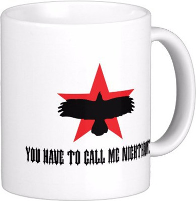 

Exoctic Silver Best Quoted Coffee 00116 Ceramic Mug(300 ml), Multicolor