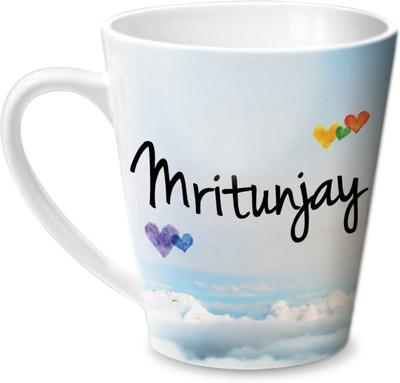 

Hot Muggs Simply Love You Mritunjay Conical Ceramic Mug(350 ml)