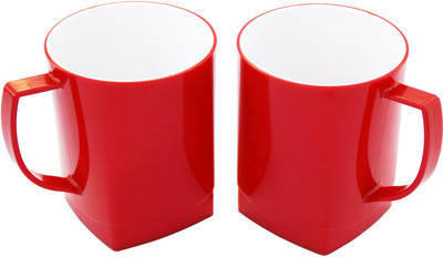 

Techware Microwaveable Coffees Plastic Mug(300 ml, Pack of 2)