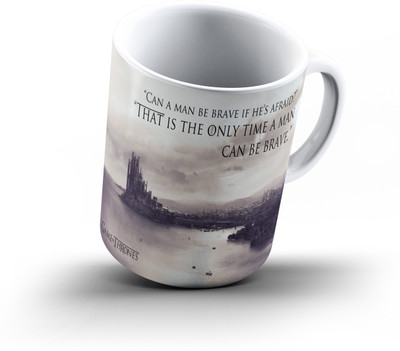 

Ucard Game Of Thrones727 Bone China, Ceramic, Porcelain Mug(325 ml), Multicolor