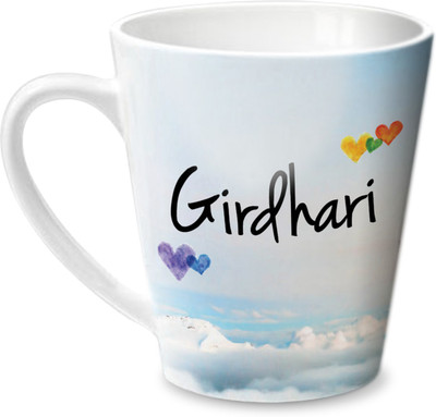 

Hot Muggs Simply Love You Girdhari Conical Ceramic Mug(350 ml)