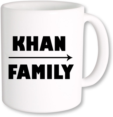 

PhotogiftsIndia Khan Family 008 Ceramic Mug(325 ml), Multicolor