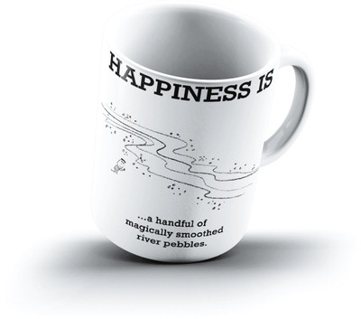 

Ucard Happiness Is2082 Bone China, Ceramic, Porcelain Mug(325 ml)