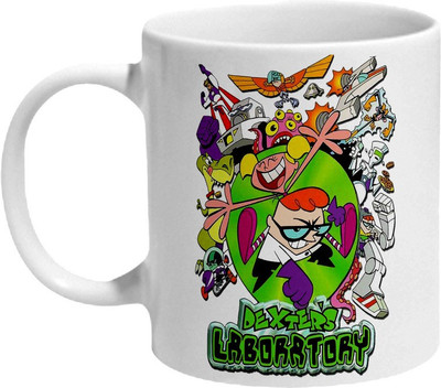 

Mooch Wale Dexter Laboratory Poster Ceramic Mug(325 ml), Multicolor